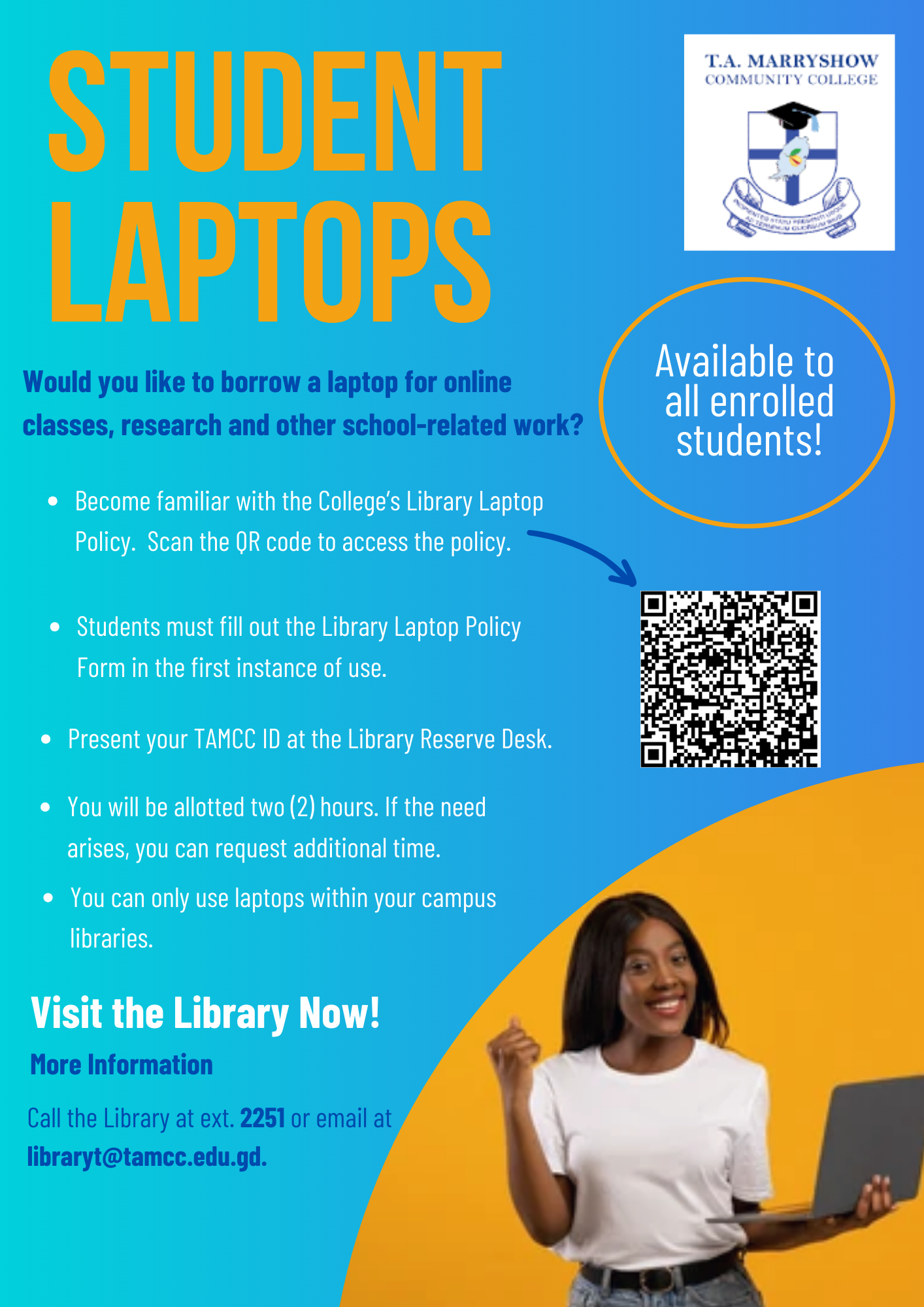 Student Laptop Flyer